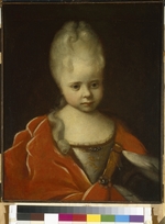 Nikitin, Iwan Nikititsch - Porträt von Großfürstin Elisabeth Petrowna (1709-1761) als Kind