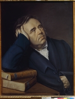 Olenin, Pjotr Alexeewitsch - Porträt des Fabeldichters Iwan A. Krylow (1769-1844)