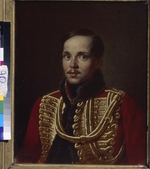 Perow, Wassili Grigorjewitsch - Porträt von Dichter Michail Jurjewitsch Lermontow (1814-1841)