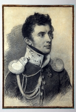 Sokolow, Pjotr Fjodorowitsch - Porträt von Dezembrist Nikita Murawjow (1797-1843)