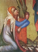 Meister von Hohenfurth - Maria Magdalena (Detail der Tafel Kreuzigung Christi)