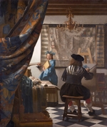 Vermeer, Jan (Johannes) - Die Malkunst (Allegorie der Malerei)