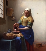 Vermeer, Jan (Johannes) - Dienstmagd mit Milchkrug