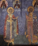 Altrussische Fresken - Großfürst Iwan I. Kalita (Fresko in der Erzengel-Michael-Kathedrale von Moskau)