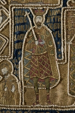 Altrussische Kunst - Großfürst Wassili I. von Wladimir und Moskau (Detail vom Sakkos des Photius, Metropolit von Kiew)