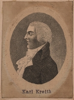 Unbekannter Künstler - Porträt von Carl Kreith (1746-1807)