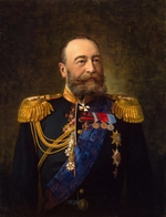 Perschakow, Alexander Fjodorowitsch - Porträt von Admiral Jewgeni Iwanowitsch Alexejew (1843-1917)