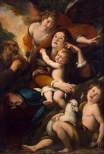 Procaccini, Giulio Cesare - Die Heilige Familie mit dem Johannesknaben und Engel
