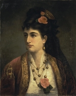 Riché, Adèle - Porträt von Königin Natalija von Serbien