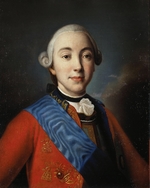 Unbekannter Künstler - Porträt des Zaren Peter III. von Russland (1728-1762)