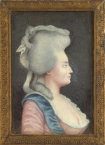Unbekannter Künstler - Porträt von Großfürstin Maria Feodorowna von Russland (Sophia Dorothea Prinzessin von Württemberg) (1759-1828)