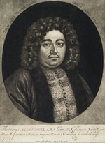 Schenk, Peter (Petrus), der Ältere - Porträt von Graf Fjodor Alexejewitsch Golowin (1650-1706)