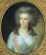 Tischbein, Johann Friedrich August - Porträt der Prinzessin Friederike Sophie Wilhelmine von Preußen (1751-1820)