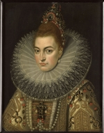 Pourbus, Frans (II.), (Schule) - Porträt von Isabel Clara Eugenia von Österreich (1566-1633), Infanta von Spanien und Portugal