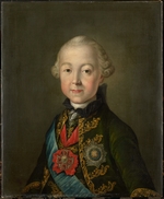 Unbekannter Künstler - Porträt des Großfürsten Pawel Petrowitsch (1754-1801)