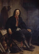 Unbekannter Künstler - Peter I. in seinem Haus in Zaandam