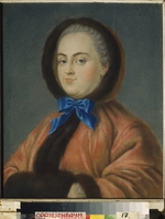 Samsois, Jean-François - Winter. Porträt von Fürstin Daria Alexejewna Golizyna (1724-1798)