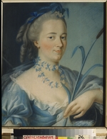 Samsois, Jean-François - Wasser. Porträt von Fürstin Praskowja Aleksandrowna Bruce (1729-1785)