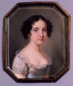 Unbekannter Künstler - Porträt von Fürstin Maria Nikolajewna Rajewskaja (1805-1863)
