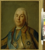 Rotari, Pietro Antonio - Porträt von Graf Pjotr Semjonowitsch Saltykow (1697–1772)