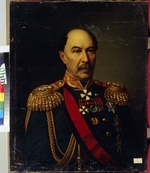 Tjurin, Iwan Alexeewitsch - Porträt von Admiral Fjodor Michajlowitsch Nowossilski (1854-1855)