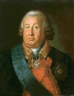 Unbekannter Künstler - Porträt von Fürst Michail Nikititsch Wolkonski (1713-1788)
