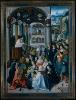 Leyden, Aertgen Claesz., van - Die Berufung des heiligen Antonius