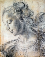 Verrocchio, Andrea del - Frauenkopf