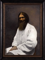 Krarup, Theodora - Porträt von Grigori Jefimowitsch Rasputin (1869-1916)