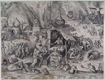Bruegel (Brueghel), Pieter, der Ältere - Der Geiz (Avaritia). Aus Serie Die Sieben Hauptlaster