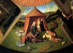 Bosch, Hieronymus - Die Sieben Todsünden und Die vier letzten Dinge. Detail: Wollust