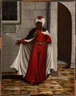 Mour (Vanmour), Jean Baptiste, van - Der oberste schwarze Palasteunuch im Harem des Sultans