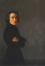 Lehmann, Henri - Porträt von Franz Liszt (1811-1886)