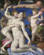 Bronzino, Agnolo - Allegorie mit Venus und Amor