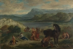 Delacroix, Eugène - Ovid bei den Skythen