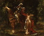 Delacroix, Eugène - Marphise (Der rasende Roland)