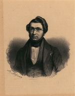 Alophe, Marie-Alexandre Menut - Porträt von Komponist Adolphe Charles Adam (1803-1856)