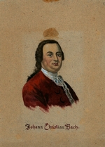 Matthieu, Georg David - Porträt von Komponist Johann Christian Bach (1735-1782)