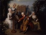 Mercier, Philippe - Friedrich Ludwig von Hannover und seine Schwestern