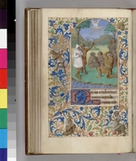 Fouquet, Jean (Werkstatt) - Die Verkündigung an die Hirten (Das Stundenbuch)