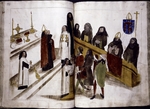 Unbekannter Künstler - Der Gottesdienst im byzantinischen Ritus (aus: Ulrich Richental Chronik des Konstanzer Konzils)
