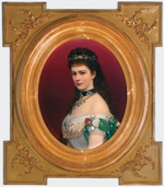 Raab, Georg Martin Ignaz - Porträt der Kaiserin Elisabeth von Österreich mit Diadem