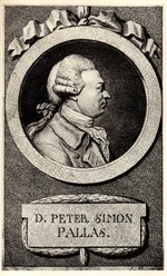 Unbekannter Künstler - Porträt von Naturforscher und Geograph Peter Simon Pallas (1741-1811)