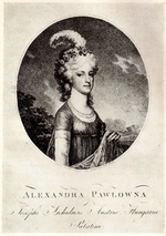 Unbekannter Künstler - Bildnis Großfürstin Alexandra Pawlowna (1783-1801)