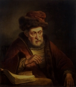 Pluym, Karel van der - Alter Mann mit Brille in der Hand
