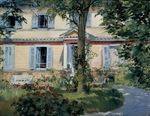 Manet, Édouard - Das Haus in Rueil