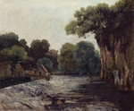 Courbet, Gustave - Das Mühlwehr