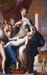 Parmigianino - Madonna und Kind mit Engeln (Madonna mit dem langen Hals)