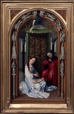 Weyden, Rogier, van der - Triptychon Unserer Lieben Frau (Miraflores-Altar), linke Tafel