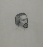 Kietz, Ernst Benedikt - Porträt des Dichters Heinrich Heine (1797-1856)